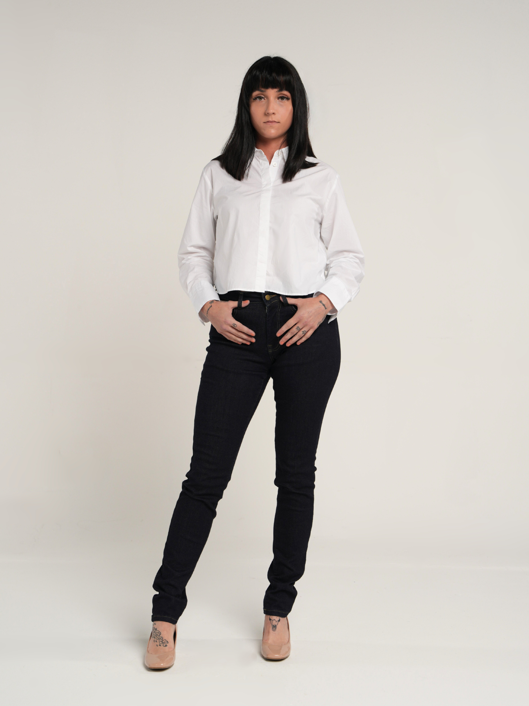 Classic Slim Jean Mid Rise Deep Indigo Wash
