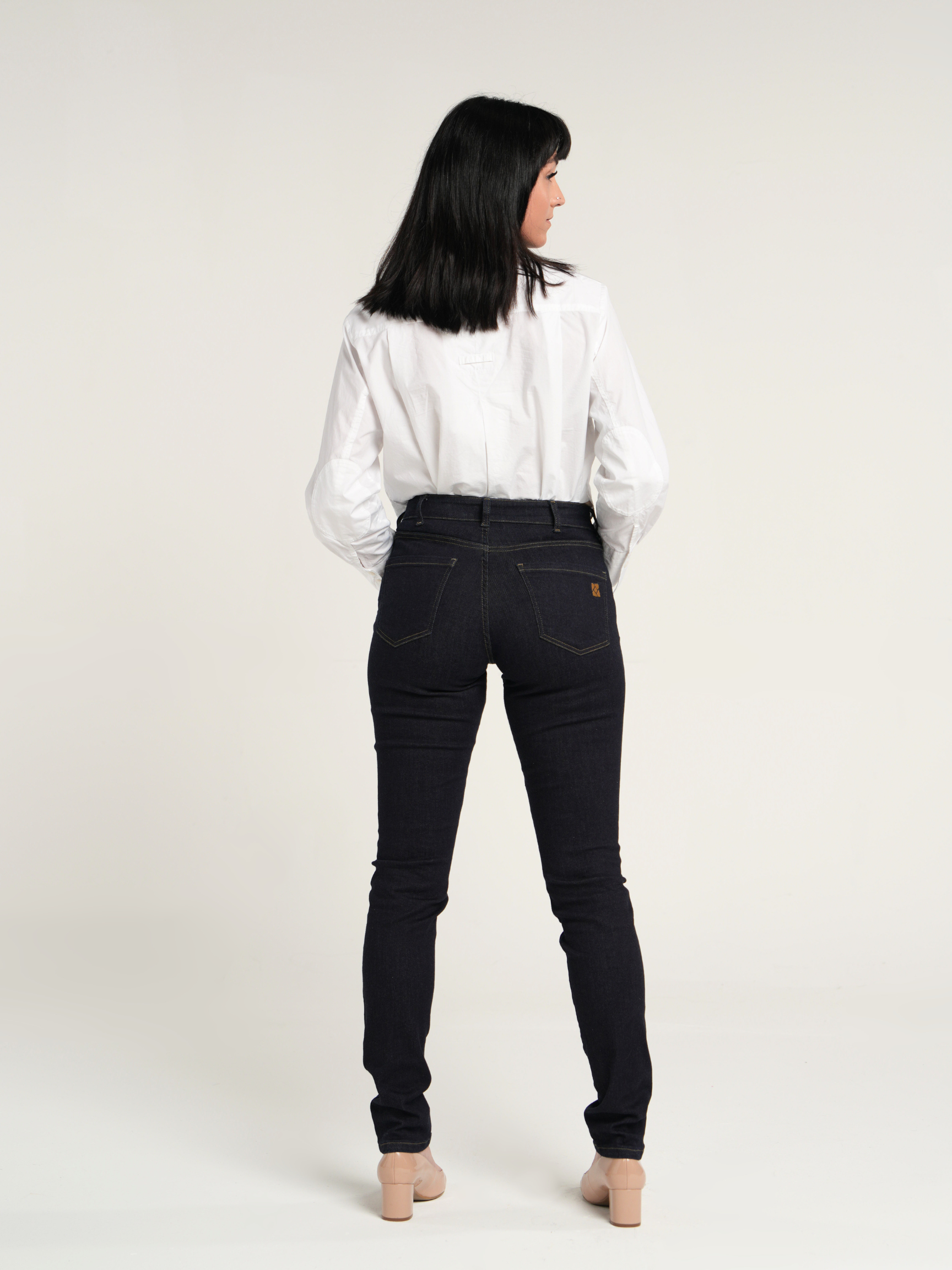 Classic Slim Jean Mid Rise Deep Indigo Wash