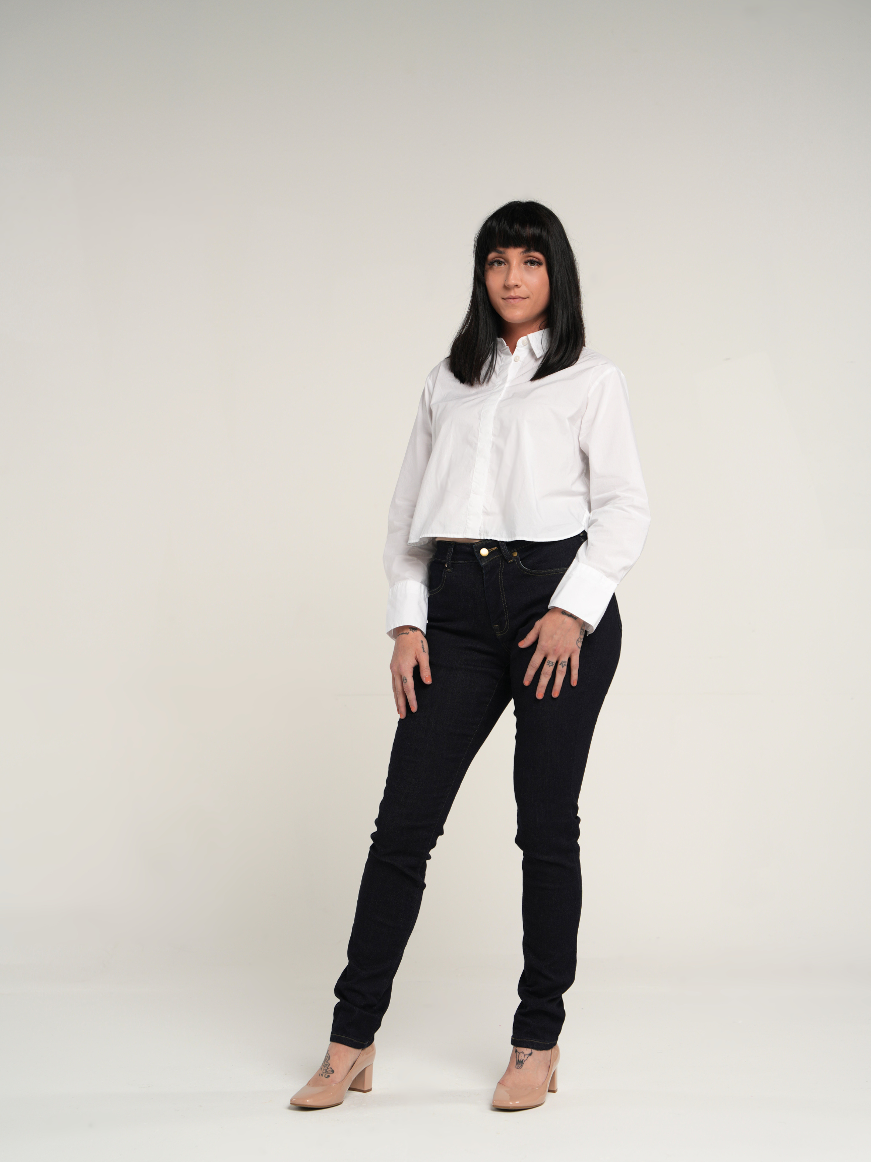 Classic Slim Jean Mid Rise Deep Indigo Wash